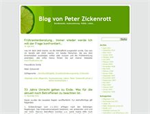 Tablet Screenshot of blog.zickenrott.de